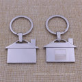 Hot Sale Custom Metal House Keychain com caixa de presente preta